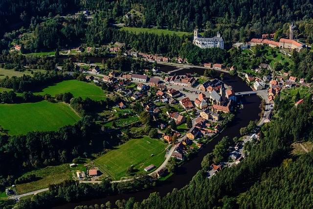 Vltava v Rožmberku nad Vltavou